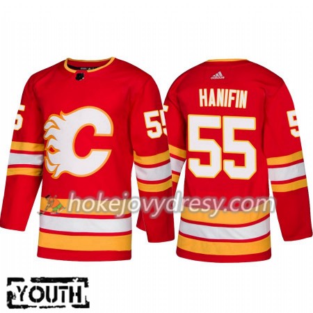 Dětské Hokejový Dres Calgary Flames Noah Hanifin 55 Alternate 2018-2019 Adidas Authentic